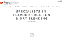 Tablet Screenshot of food-maker.co.uk